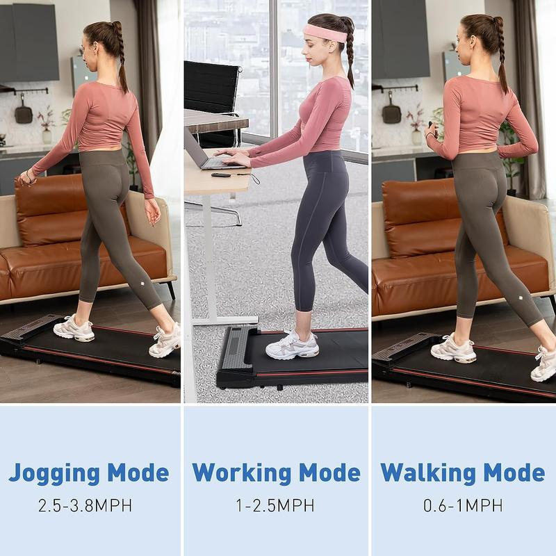 CITYSPORTS Underground Treadmill ZX1, Home Office 2-in-1 with Remote Control, Walking Treadmill, LCD Portable Treadmill,Home Fitness Equipment