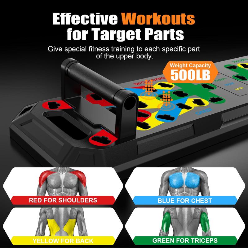 LALAHIGH Home Gym Kit  Effortless Fitness  Easy Home Fitness  home gym equipment for men  push up board  Home Personal Trainer  No Gym Needed  Small Space Workout