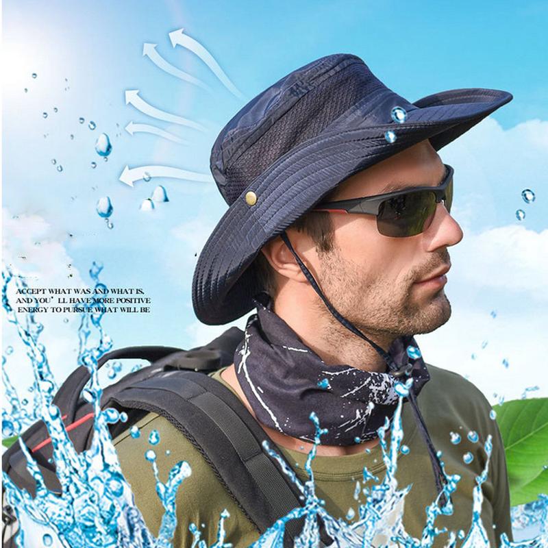2 Pack Boonie Sun Hat for Men & Women with UV Protection UPF 50+ for Fishing,Hiking,& Gardening