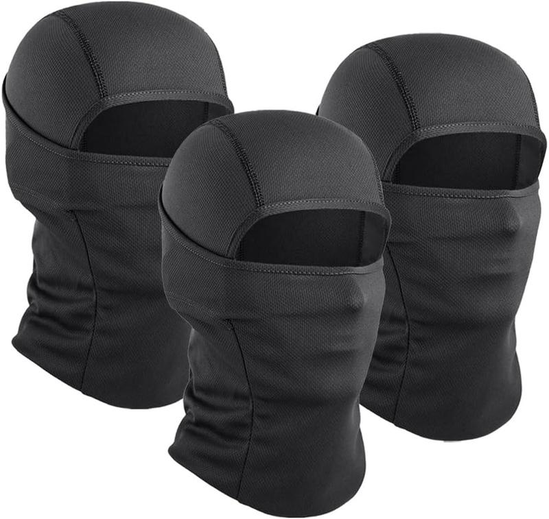3 count - Balaclava Ski Face Mask - Ultimate Comfort & Breathable for Outdoor Activities