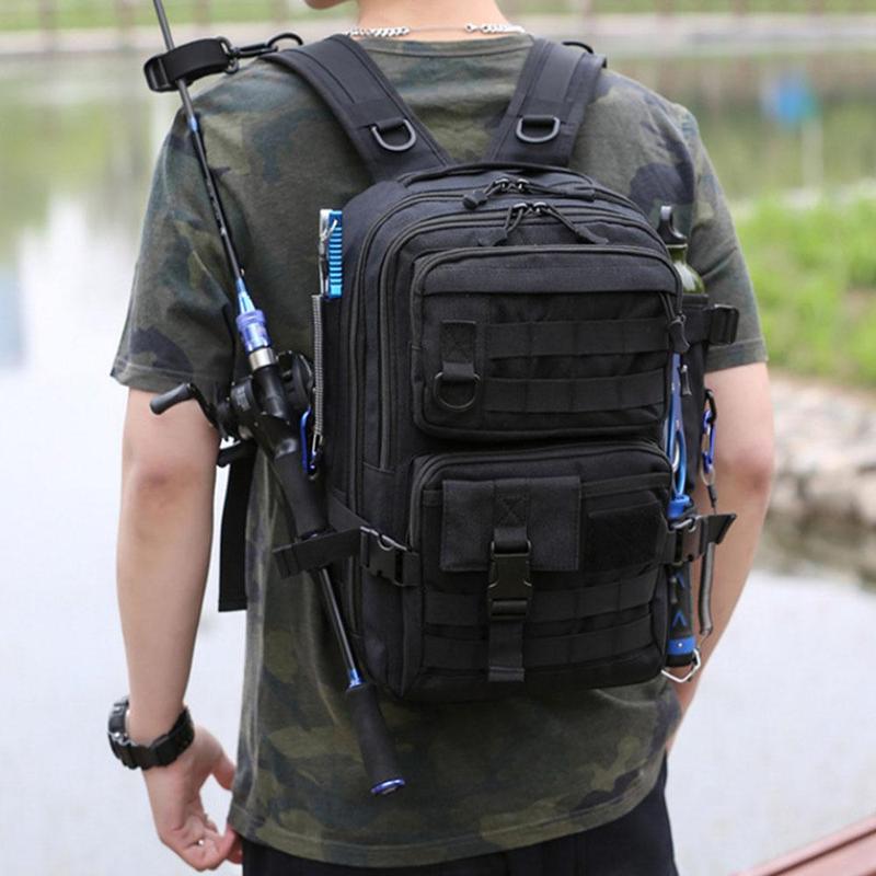Outdoor Tactical Backpack, Multi-functional Large Capacity Backpack, Sports Backpack for Outdoor Cycling Motorcycle