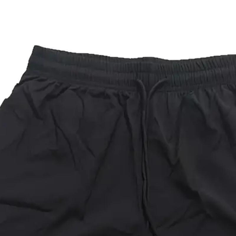 Mens Athletic Shorts Drawstring Waist Running Sports Breathable Trunks With Zipper Pockets