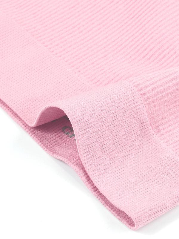 Women's Solid Wireless Push Up Bra, Breathable Comfortable Backless Sports Bra, Ladies Lingerie for Indoor Outdoor Wear