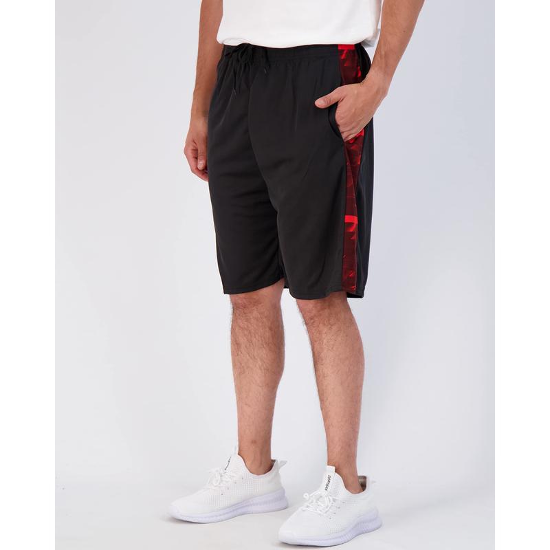 Real Essentials 3 Pack: Men's Mesh Athletic Performance Gym Shorts with Pockets (S-3X)