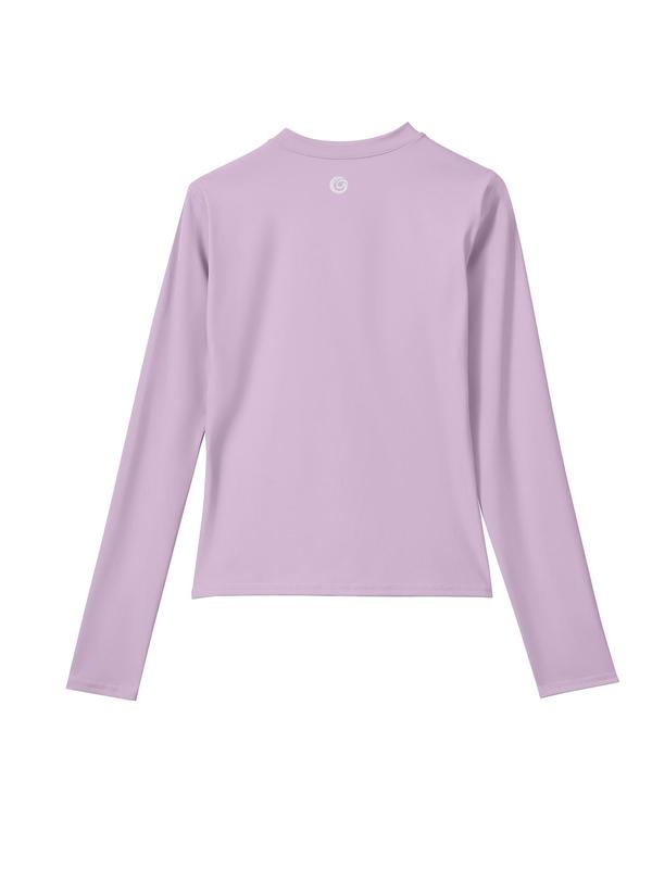 Women's Solid Long Sleeve Top & High Waist Leggings Tracksuit Set, Sporty Comfy Breathable Outfits for Yoga Gym Workout Running, Ladies Sportswear for All Seasons
