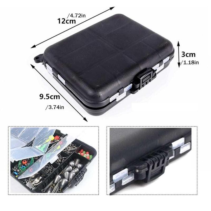 Fishing Accessories Set, 246pcs box Fishing Hook & Sinker & Bait & Snap & Fishing Accessories, Outdoor Fishing Accessories