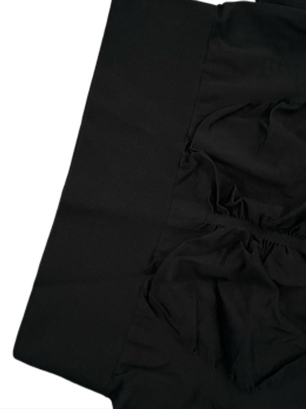 Plus Size Hollow Out High Waist Sports Tummy Control Leggings, High Rise Yoga Leggings for Women Lady, Ladies Clothing for Indoor Outdoor Wear, Fall Outfits 2024