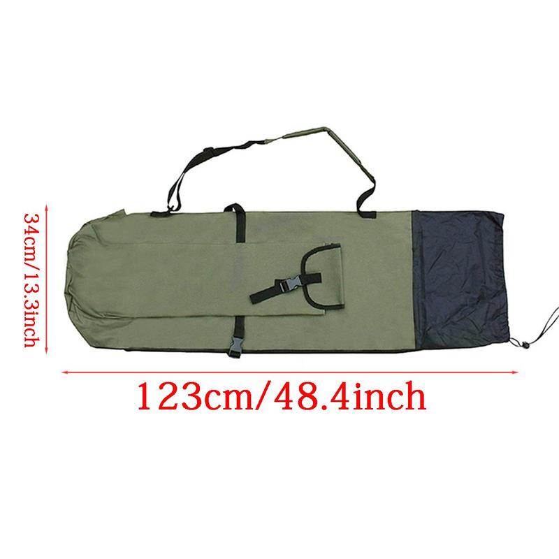 Large Capacity Fishing Rod Bag, Portable Drawstring Design Fishing Pole Storage Bag, Fishing Accessories Organizer, Fishing Equipment, Flyfishing, Solocamping, picnicaesthetic, Stocking Fillers Gift, Gifts for Men