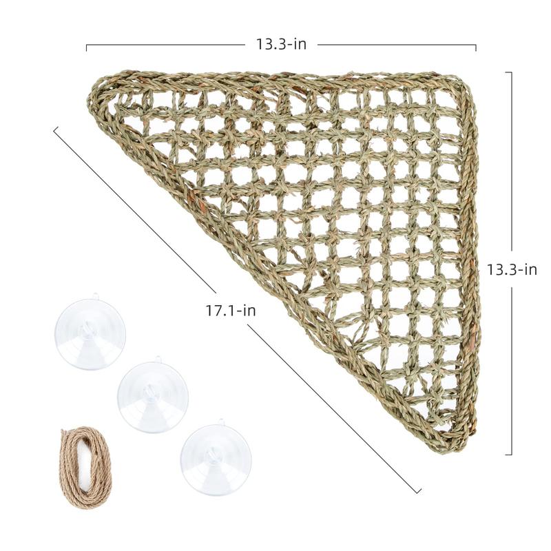 Bearded Dragon Hammock Reptile Lounger for Chameleon, Lizards, Gecko, Snakes, Lguana Reptiles, Geckos (Triangle 17'' x 12.5'')