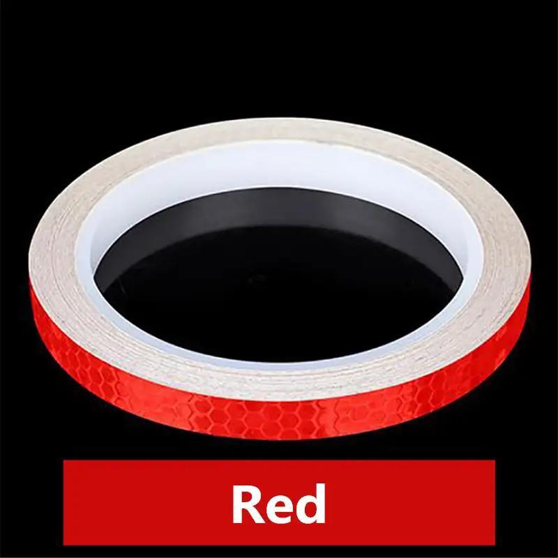 Bicycle Reflective Sticker, 1 Count 8m Bicycle Safety Reflective Strip, Bicycle Decorative Sticker, Bicycle Accessories for Outdoor Cycling