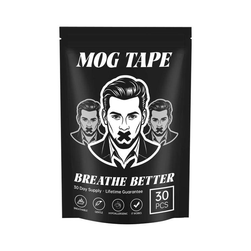 Mog Mouth Tape -one month supply mouth tape,sport accessories, 30 Strips, Mog Strips Mog Tape for sleep