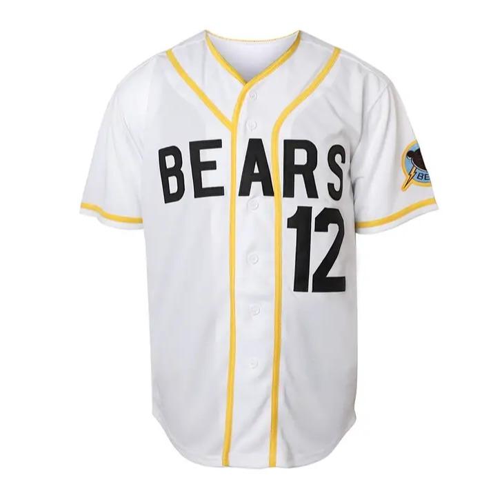Bad News Bears #12 Tanner Boyle Movie 1976 Chico's Bail Bonds Baseball Jersey