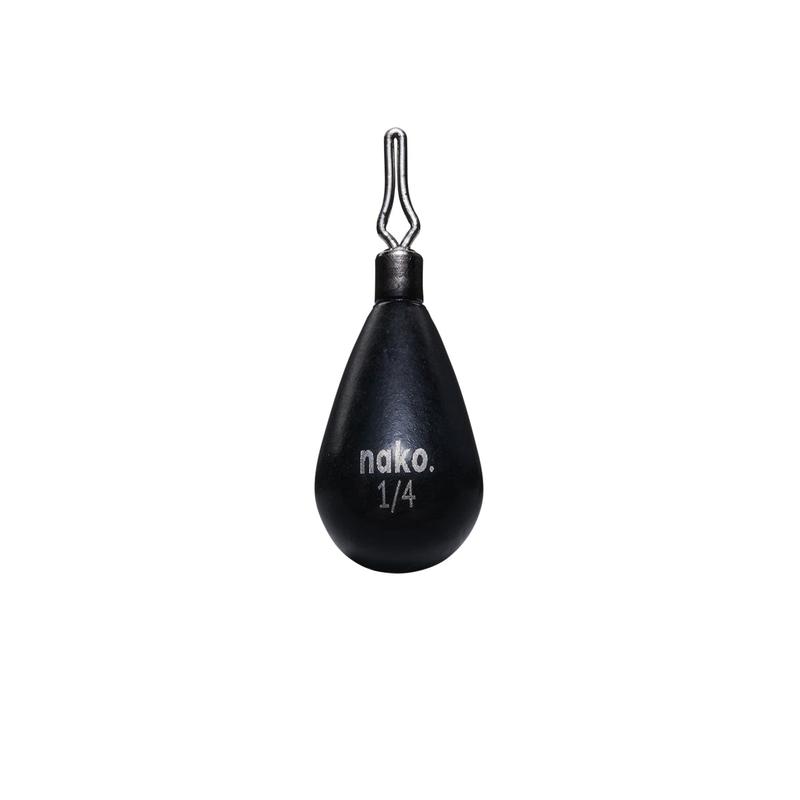 97% Purity Tungsten Tear Drop Shot Weights | 10 Piece | Bulk Pack