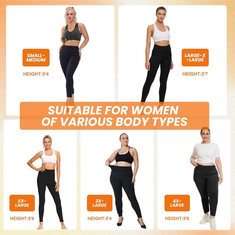 Workout Leggings for Women - High Waisted Yoga Pants Tummy Control Compression for Running