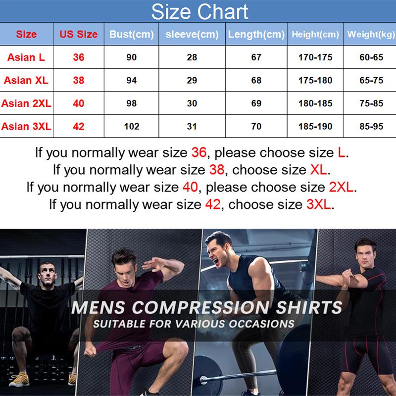Men's Outdoor Sports T-Shirt Compression Bat Print Shirts Men Summer Short Gym Running Top Crew Neck Sweatshirt Quick Dry Fitness Workout Clothing