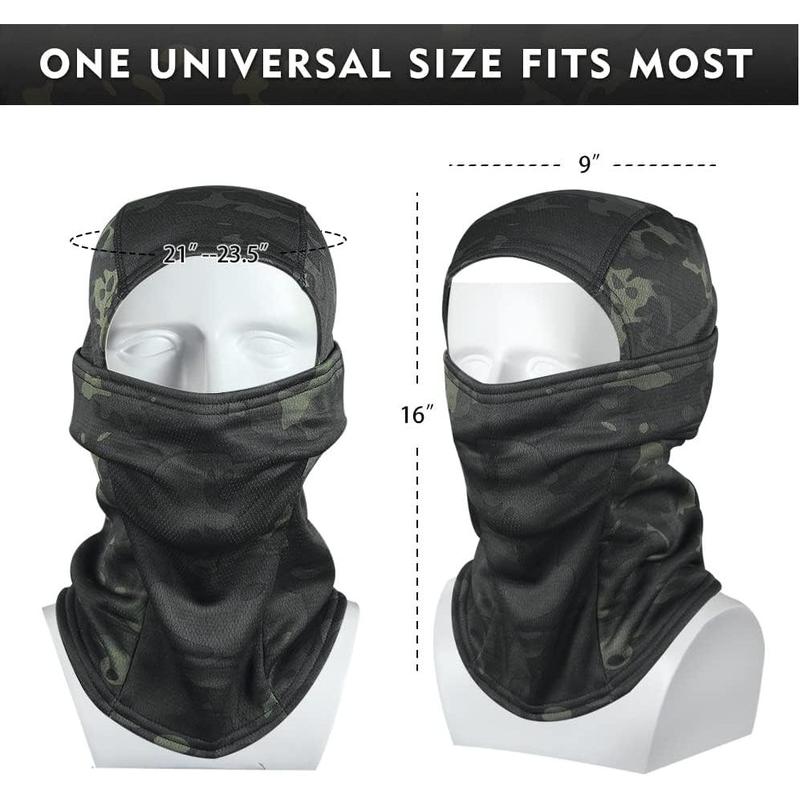 Fleece Lined Thicker Balaclava Ski Mask, Winter Warm Camo Face Mask for Men Women, Windproof Neck Gaiter Motorcycle CyclingThanksgiving, Christmas, New Year Gift