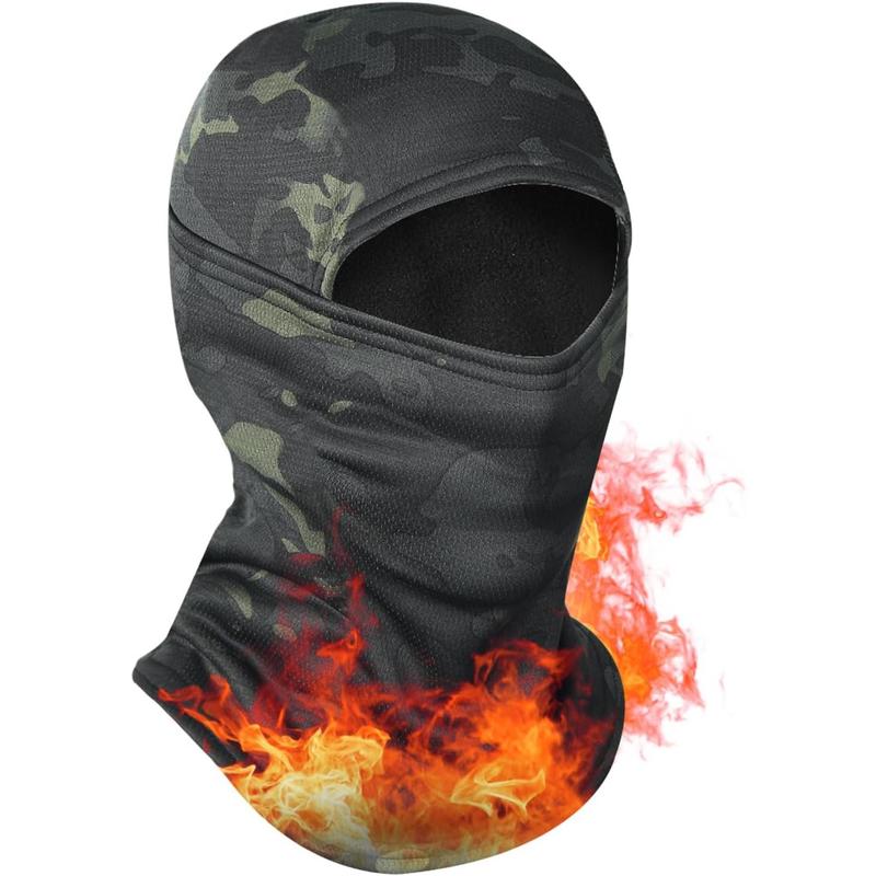 Fleece Lined Thicker Balaclava Ski Mask, Winter Warm Camo Face Mask for Men Women, Windproof Neck Gaiter Motorcycle CyclingThanksgiving, Christmas, New Year Gift