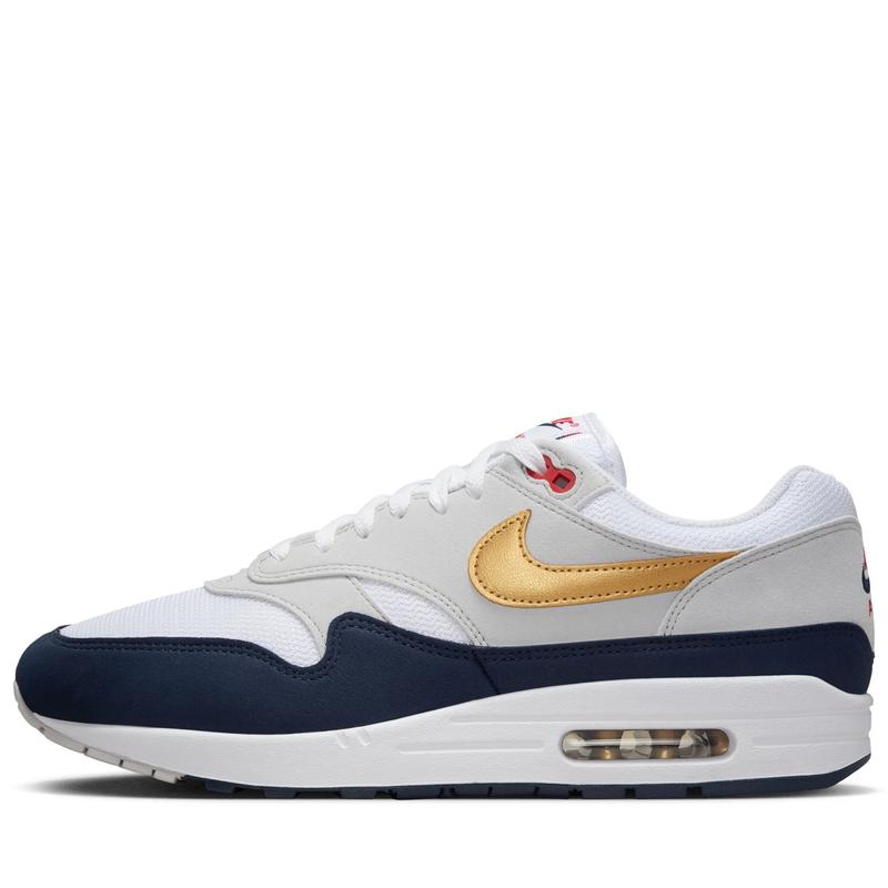Nike Air Max 1 Olympic Obsidian White Light Smoke HM9604-400 Mens Fashion Sneakers New