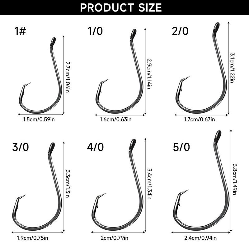 Fishing Hooks, Summer Gifts, 160pcs box Multi-size Stainless Steel Fishhook, Sharp Fish Hook with Box, Outdoor Fishing Accessories, Fishing Tackle Kit, Flyfishing, Solocamping, Picnicaesthetic, Christmas Gift