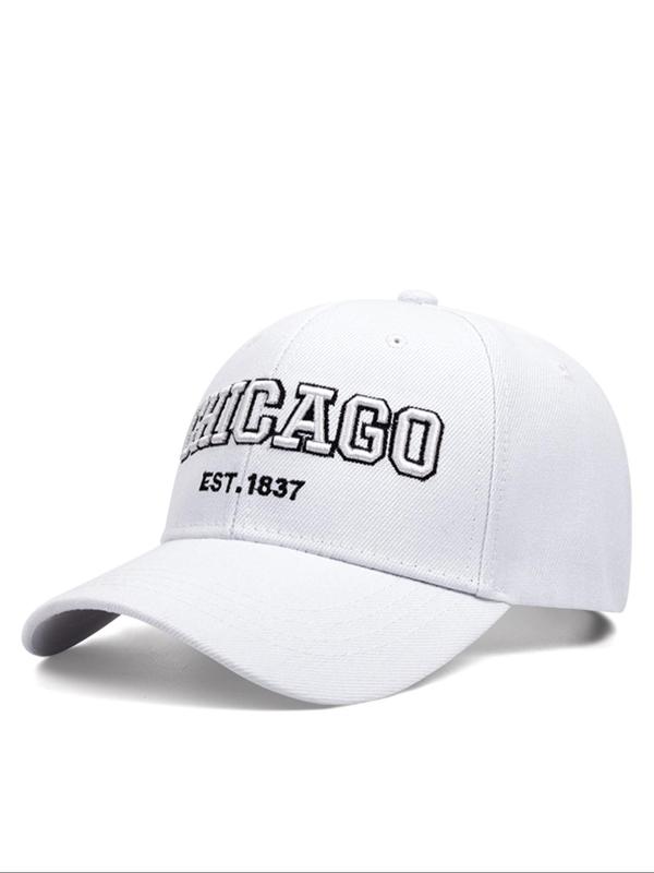 Simple Letter Embroidered Baseball Cap, Casual Sportive Baseball Cap, Street Style Baseball Cap, Fashion Hat for Men & Women for All Season